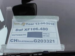 DAF XF 480 + retarder + EURO 6 + adr