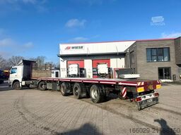 MEUSBURGER Plattform Auflieger mit Zwangslenkung teleskopie