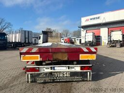 MEUSBURGER Plattform Auflieger mit Zwangslenkung teleskopie