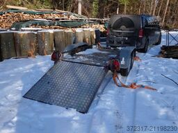  Plattform Tieflader Tandemachser