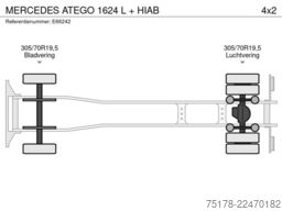 Mercedes-Benz ATEGO 1624 L + HIAB