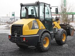 KOMATSU WA 70 Radlader Gabel Schaufel Zentralschmieranla