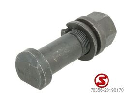 Diversen Wielbout M22x1.5   91mm +  moer
