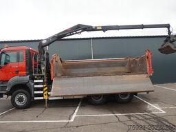 MAN TGS 28.400 6X6 2 SIDE TIPPER WITH HMF 1643 CRAN...
