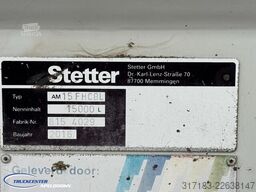 MAN TGS 10x4, Stetter 15m3 FHCBL, 3-gestuurde assen,