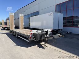  tt  21 t Tandemtieflader, hydraulische Rampen