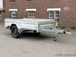 Humbaur HA 132513 KV OFFROAD 251X131X40CM 1300KG TIEFLADER | BUGKLAPPE