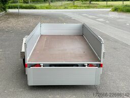 Humbaur HA 132513 KV OFFROAD 251X131X40CM 1300KG TIEFLADER | BUGKLAPPE