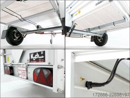 Koch-Anhänger B1000 | ALUBODEN 205X105X45CM 1000KG TIEFLADER