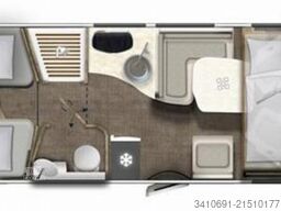 EURAMOBIL Integra Line 720 EB RFK ALDE  Wärmetauscher