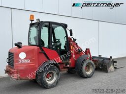 Schäffer Hoflader 3550 mit Kabine, Schaufel+Gabel