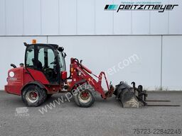 Schäffer Hoflader 3550 mit Kabine, Schaufel+Gabel