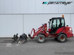 Schäffer Hoflader 3550 mit Kabine, Schaufel+Gabel