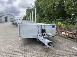 Möslein THT 11- G 6,2  Tandem Pritsche- Tieflader mit Rungentaschen