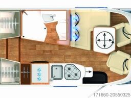 HYMER/ERIBA B-Klasse MC T 580 Hubstützen, Lithium, Solar