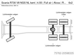 Scania R730 V8 NGS NL kent | 4.55 | Full air | Alcoa |...