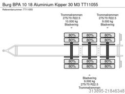 Burg BPA 10 18 Aluminium Kipper 30 M3