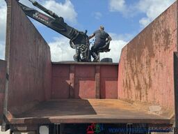 Abrollcontainer + Kran Jonsered 1020 7,3m = 1,4t