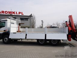 Mercedes-Benz Arocs 2633 flatbed truck / Crane FASSI