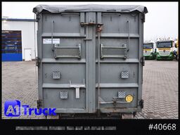POL OSTEG Abrollcontainer 47,5m³, Mulde, Dachplane, Portaltür