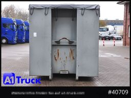POL OSTEG Abrollcontainer 47,5m³, Mulde, Dachplane, Portaltür