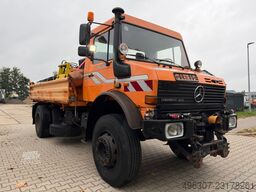 MERCEDES-BENZ Unimog U2400 437 Kipper verdichtereinheit