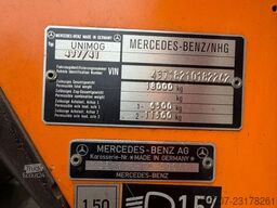 MERCEDES-BENZ Unimog U2400 437 Kipper verdichtereinheit