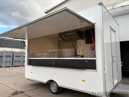 Grillwagen, Imbissanhänger auf Lager Pommes Grill Wurst Burger.............