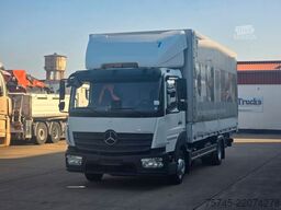 Camión plataforma con toldo MERCEDES-BENZ ATEGO 818 * ACC * 1T LBW *