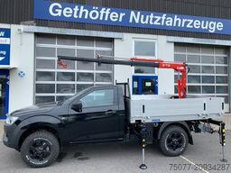 ISUZU D-Max Single Cab 4x4 L + Kran +Pritsche+