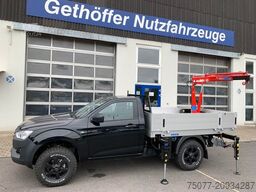 ISUZU D-Max Single Cab 4x4 L + Kran +Pritsche+