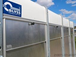 BLYSS Kleinvieh Transportanhänger 258x140x148cm 1300kg