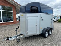 Humbaur Pferdeanhänger Equitos Alu Plus Darkblue Editio...