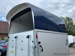 Humbaur Pferdeanhänger Equitos Alu Plus Darkblue Editio...