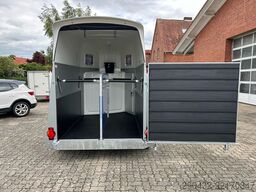 Humbaur Pferdeanhänger Equitos Alu Plus Darkblue Editio...