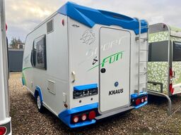 KNAUS Sport + Fun 480 QL Motorradtransport Bett Vorzel