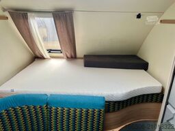 KNAUS Sport + Fun 480 QL Motorradtransport Bett Vorzel