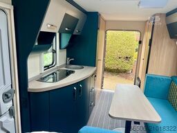 KNAUS Sport + Fun 480 QL Motorradtransport Bett Vorzel