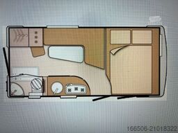 KNAUS Sport + Fun 480 QL Motorradtransport Bett Vorzel