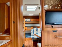 HOBBY 500 Kmfe 3 Etagenbetten Vorzelt Mover Dusch Bett