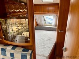 HOBBY 500 Kmfe 3 Etagenbetten Vorzelt Mover Dusch Bett