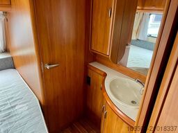 HOBBY 500 Kmfe 3 Etagenbetten Vorzelt Mover Dusch Bett