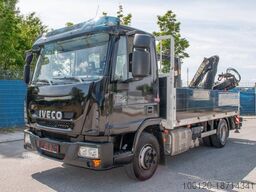 IVECO Eurocargo ML75E Pritsche + Kran FASSI F65A Funk