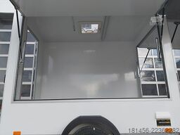 trailershop Event Trailer Infostand 2 Klappen 230Volt Licht