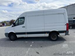 VW Crafter van with interior