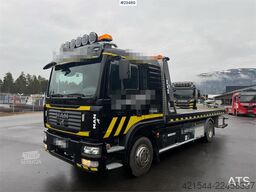 MAN TGM 15.240 4x2 tow truck w/ frame winch, tow boom