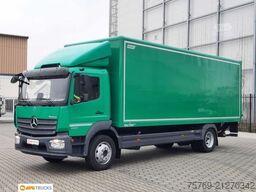 MERCEDES-BENZ 1624 L Koffer 7,30 m mit Tür + LBW 2t