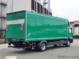 MERCEDES-BENZ 1624 L Koffer 7,30 m mit Tür + LBW 2t