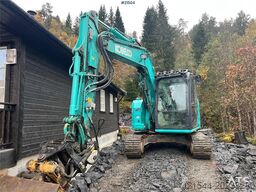 Kobelco Sk75SR-3E excavator w/ sanding bucket, rototilt an