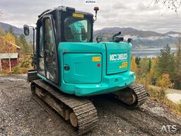 Kobelco Sk75SR-3E excavator w/ sanding bucket, rototilt an